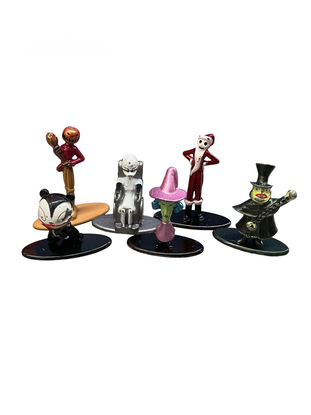 Jada Nano Metalfigs Disney Nightmare Before Christmas Metal Lot of 6 Figures
